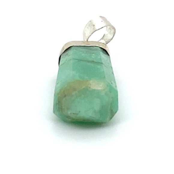 Amazonite 19.50ct Solid 925 Sterling Silver Pendant - Picture 4 of 6